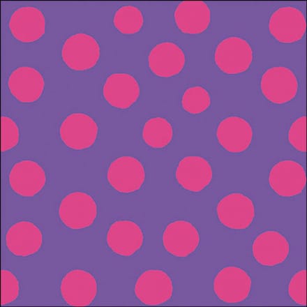 Ambiente Lunch servetten - Polka dots - Pink/Purple