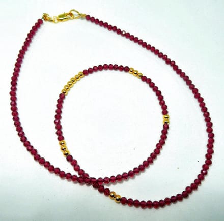 Luxe Robijn Collier