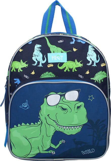 Prêt Happy Go Lucky Rugzak - Blauw - Dino