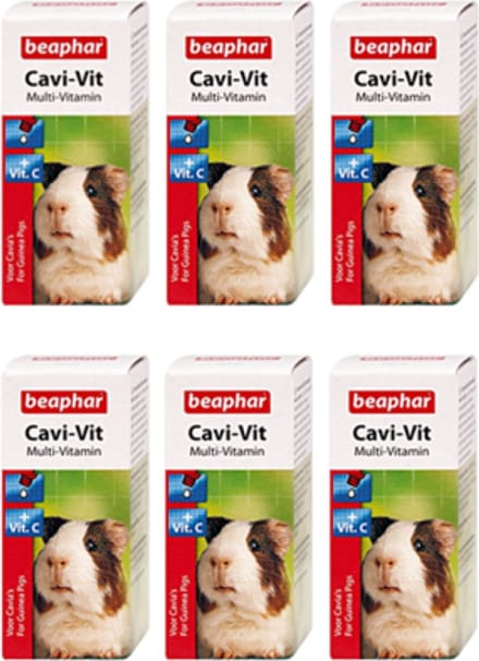 6x Beaphar Cavi-Vit Multivitamine - Voedingssupplement - 20ml