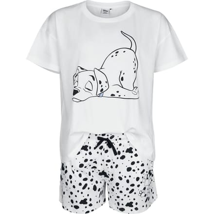 101 Dalmatians - Disney Pyjama - Paws Spots - S tot XXL - voor Vrouwen - wit