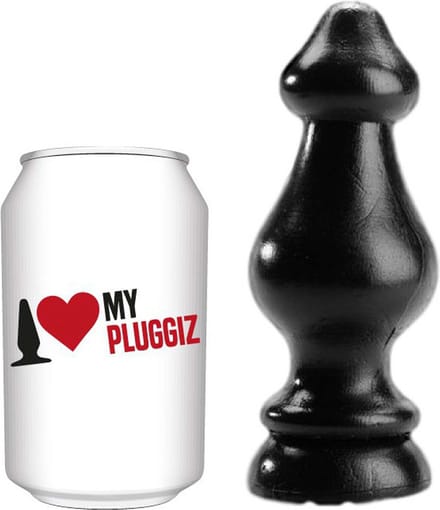 Gangbangster - Karac - Buttplug - 14 x 6 cm - PVC - Zwart