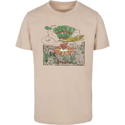 Merchcode Green Day - Dookie Cover Heren Tshirt - L - Creme