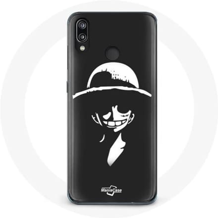 Coque - Huawei - P20 Lite - Souple - Noir - One Piece Manga Luffy Art