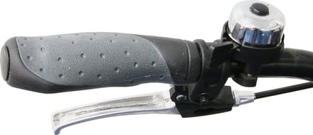 Dresco Fietshandvatten Ergo Grip Ca. 10 Cm Rubber Zwart/grijs Per Set