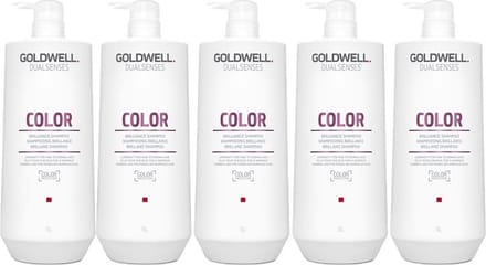 5x Goldwell Dualsenses Color Brilliance Shampoo 1000ml