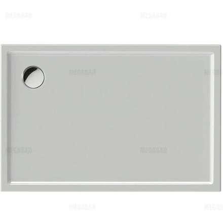 Duravit Starck Slimline - Douchebak 120x80 cm, Antislip, wit 720121000000001