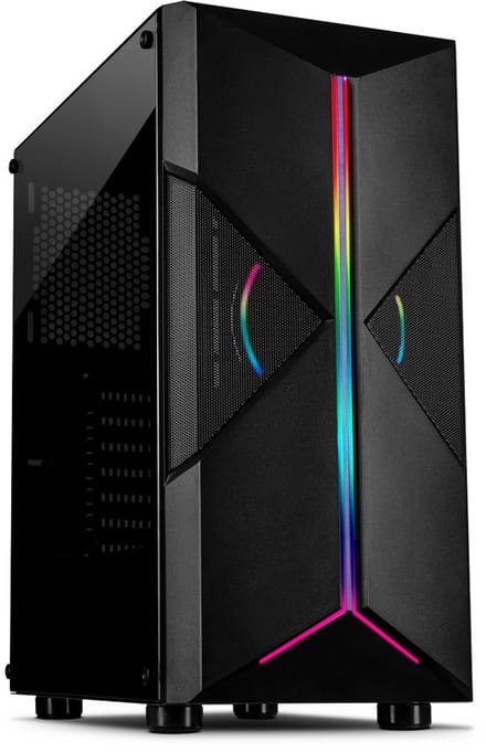 Inter-Tech IT-3306 Cavy - Case - Tower - Zwart