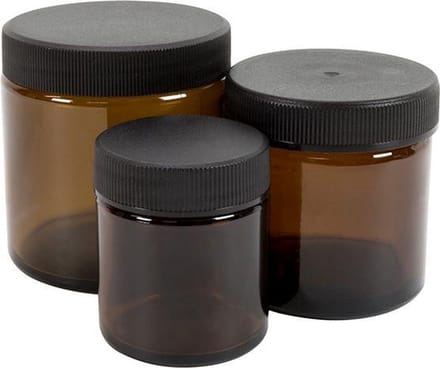 Zalfpot Glas Bruin Ged 30Ml