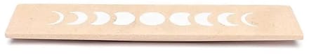 Wierookhouder maanfasen roze zandsteen langwerpig – 25.5 cm x 5 cm