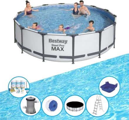 Bestway Zwembad Steel Pro MAX - Met accessoires - 427x107 cm