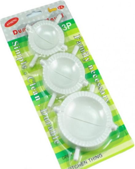 Borvat® | Dumpling Maker - Ravioli - Pastei - Empanada - Deegmal - 3 maten - 7, 8 en 9 cm - Keuken - Voordeel set 3 stuks