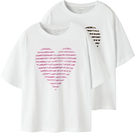 NAME IT - NKFFAHIRAZ 2P SS NREG TOP BOX - Meisjes - T-shirts