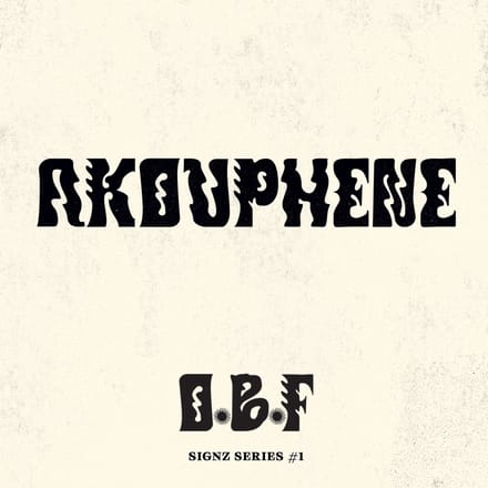 O.B.F. - Signz Series #1 - Akouphene (12" Single)