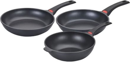 BAUMALU – 3-delig kookset – Anti-aanbak – Inductie – 30/28/24 cm