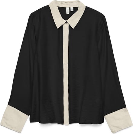 VERO MODA - VMGYNICE LS SHIRT WVN BTQ GA - Dames - Blouses