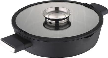 Bergner Infinty Chefs Braadpan 28Cm - Deksel Met Aromatizer - Voor Inductie