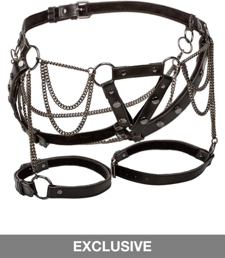 CalExotics - Euphoria Collection - Plus Size - Thigh Harness With Chains