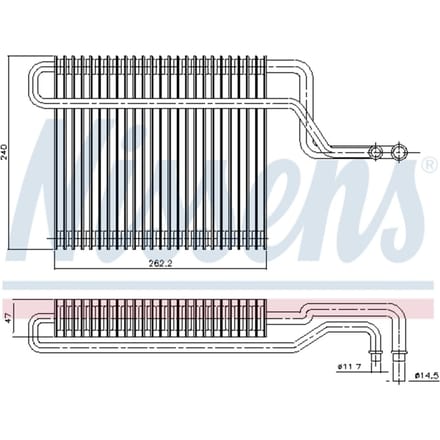 Verdamper, airconditioning NISSENS 92347