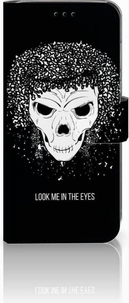 Telefoonhoesje met Naam Huawei P20 Lite Skull Hair