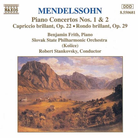 Benjamin Frith - Mendelssohn: Piano Concertos 1 & 2 (CD)