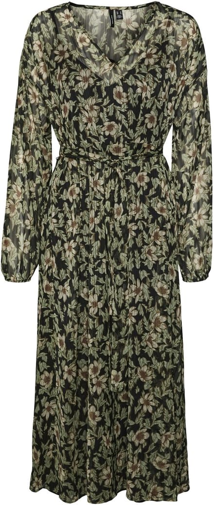 VERO MODA VMLIA L/S 7/8 DRESS WVN BTQ Dames Jurk - Maat S