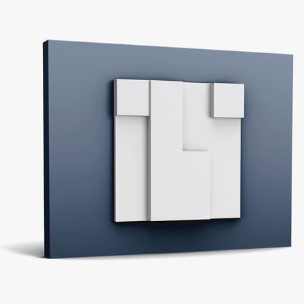 3d muurpaneel Orac Decor W102 MODERN CUBI Sierelement modern design wit