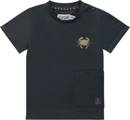 Dirkje-Jongens T-Shirt ss-Staall blauw