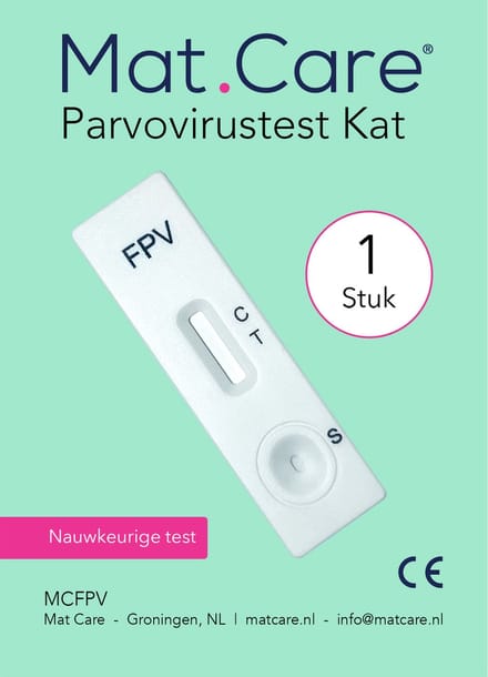 Mat Care Pet test FPV - Parvovirustest kat - Parvotest - Kattenziekte sneltest