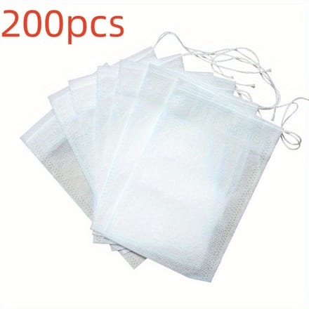 Livé® Theezakjes – 200 stuks Herbruikbare Non-Woven Zakjes