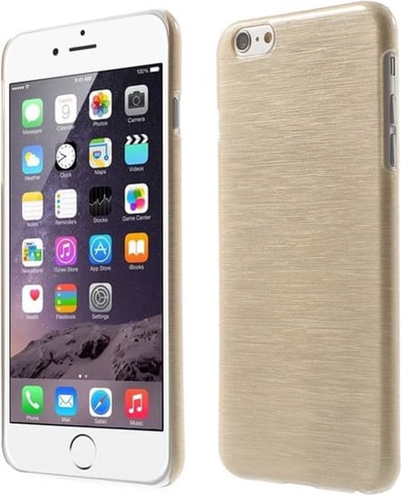 Peachy Brushed hardcase geschikt voor iPhone 6 Plus 6s Plus hoesje - Beige