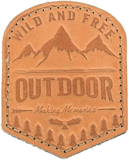 Embleem leer Outdoor #15080