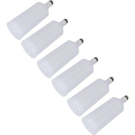 6 pièces 40ml Aérographe Pot Vide PP Bouteille Vide Accessoire de Rechange pour Aérographe Visage Soin de la Peau white