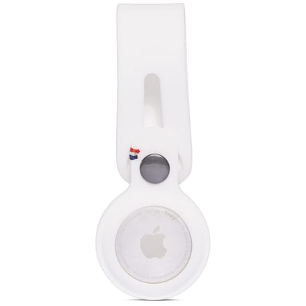 Decoded Siliconen Loop voor de Apple AirTag - Wit
