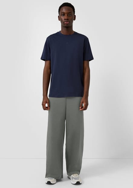 Pantalon jogging recht met ruime pasvorm QS