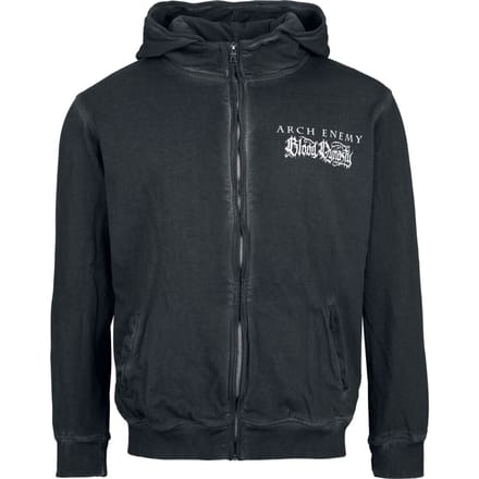 Arch Enemy Vest met capuchon - Blood Dynasty - M - voor Mannen - antraciet