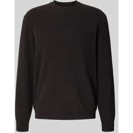 Regular fit shirt met lange mouwen en ronde hals