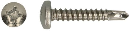 Zelfborende Plaatschroeven - Phillips 2 Cilinderkop - 3,5 x 19mm - Voldraad - RVS (200 stuks)