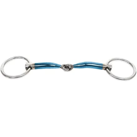 Dubbel bit voor paarden Trust Sweet Iron Loose ring locked 12