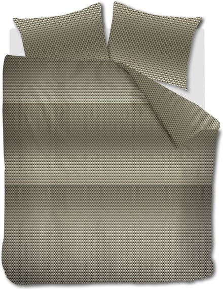 Kardol Lofty dekbedovertrek - Lits-Jumeaux - 240 x 200/220 cm - Olive Green