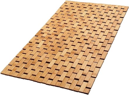 Bamboe Badmat - Douchemat Hout - Veilig Douchen - Antislip Oppervlak - 40x60 cm - Natuurlijk