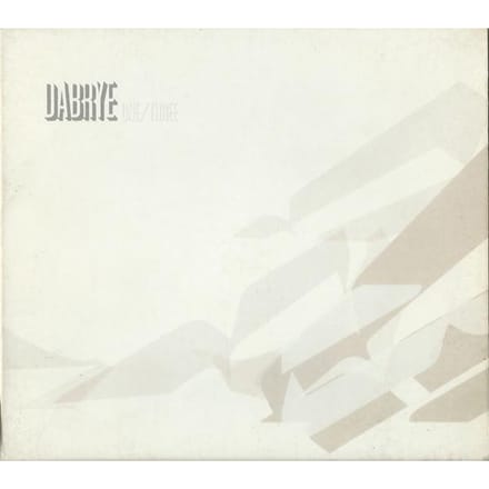 CD DABRYE - One Three GI2 Ghostly Interna 2001 Japan Dans & Electronica Gebruikt beige