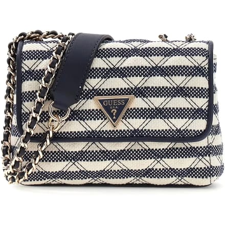 GUESS schoudertas Giully II Mini 2 Compartment Convertible Flap Taupe Multi