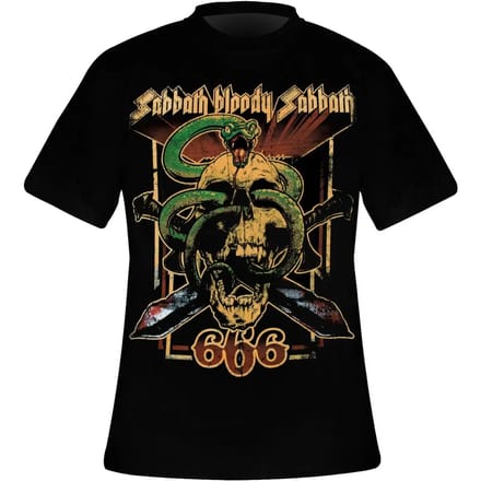 Black Sabbath - Bloody Sabbath 666 Heren Tshirt - XL - Zwart