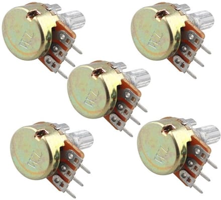 Dailygoody - Potentiometer 5K - Elektronische Component - Knurled