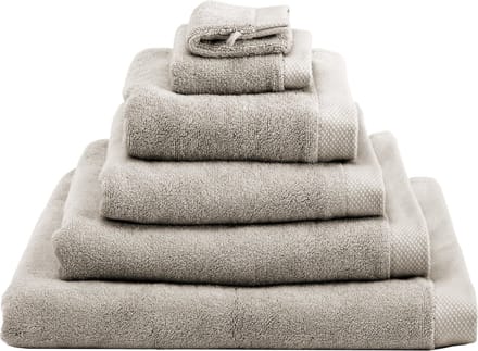Heckett & Lane Washandje Bath Premium Taupe 16 x 21 cm