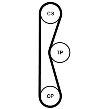 Getande riem CONTINENTAL CTAM CT1262
