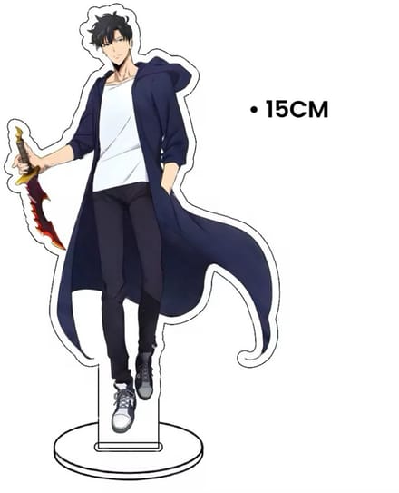 Sung Jin-Woo | Solo Leveling | Hunter | Shadow Monarch | Anime | Manhwa | Protagonist | S-Rank | Dungeon | Level-Up | Standee