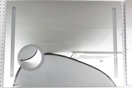 VL HOME Led spiegel rechthoek 80x60 cm frameless touch sensor met 3 X vergrootglas