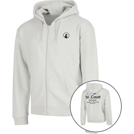 Quiet Please Crush On Court Essentials Sportjas Heren-lichtgrijs, zwart
